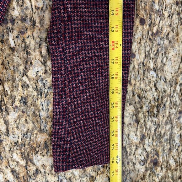 Vintage By Vitale Barberis Canonico Saks Fifth Avenue Men's Burgundy Blazer 38 R - Picture 9 of 11